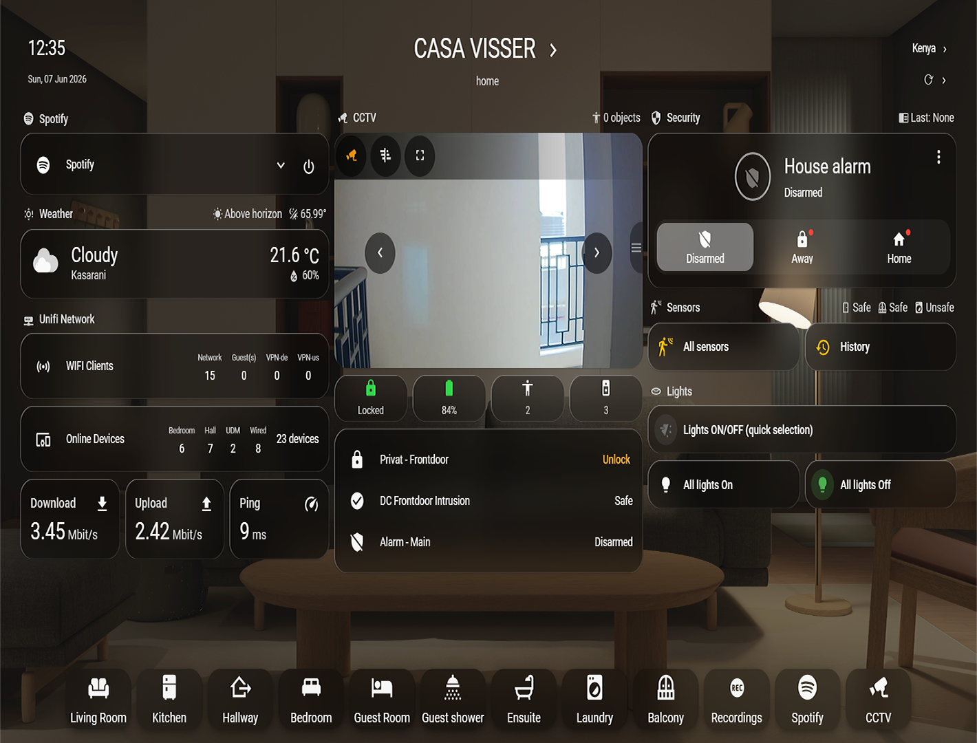 Home cinema projection system with immersive entertainment experience