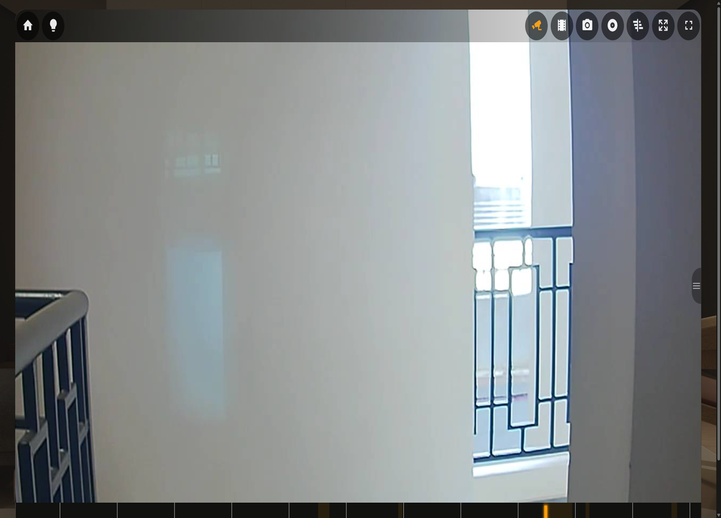 Minimalist smart wall control interface for home automation