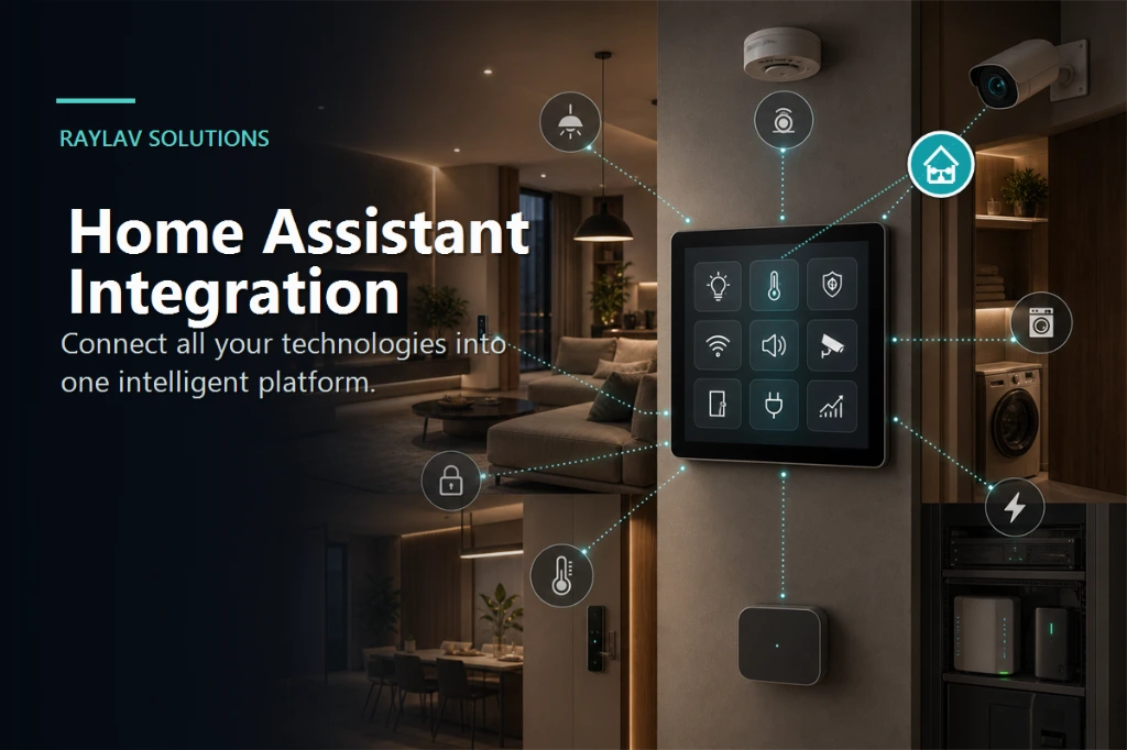 Home Assistant automation platform managing smart home technologies