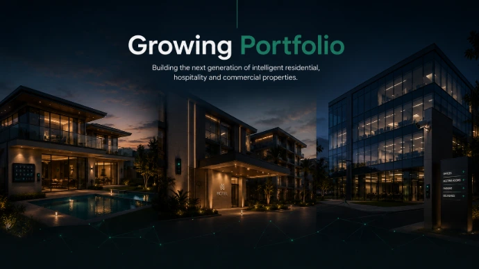Modern residential technology project showcasing smart automation solutions