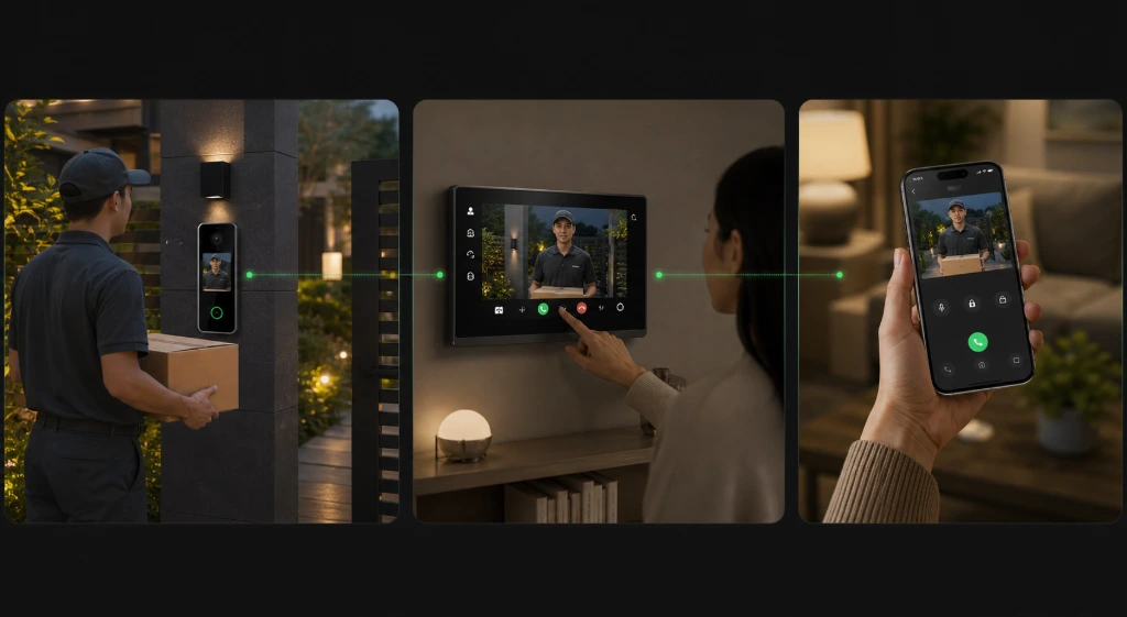 Smartphone-based access control and visitor verification system