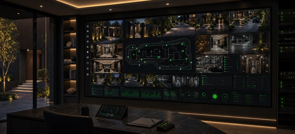 Enterprise-grade CCTV surveillance infrastructure for property protection