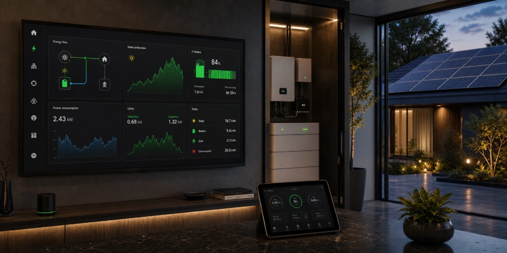 Home automation workstation managing lighting, security and climate systems