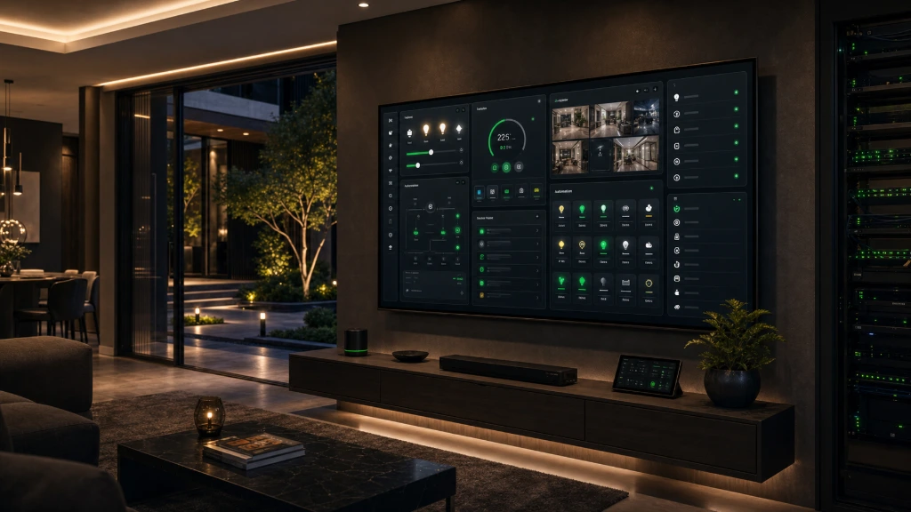 Home Assistant automation dashboard displaying real-time device management