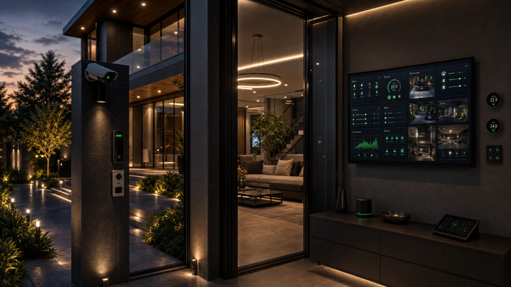 Home Assistant control interface integrated with smart home technologies