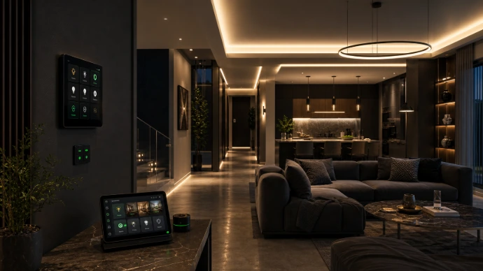 Modern smart home environment powered by Home Assistant integration