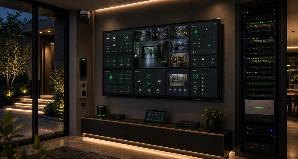 Network operations dashboard managing connected devices and infrastructure