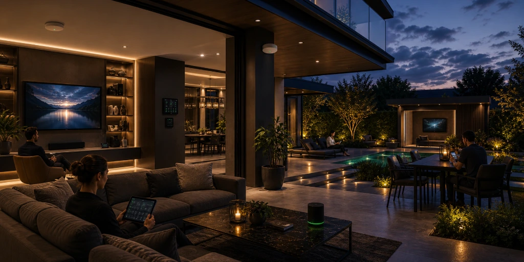 Premium residence equipped with reliable indoor and outdoor WiFi coverage