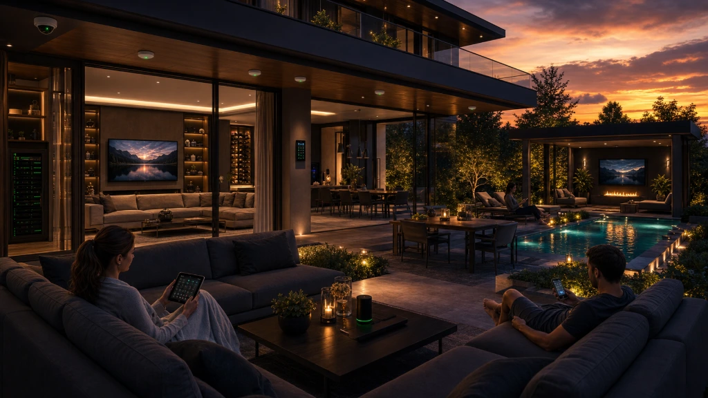 Modern residential property utilizing secure high-performance WiFi solutions