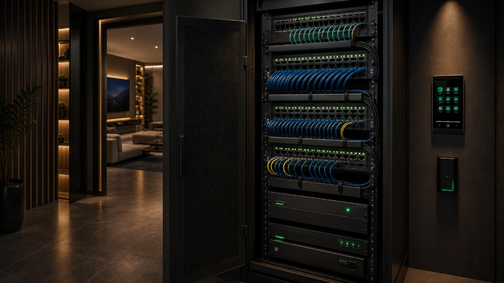 Professional patch panel supporting high-speed network connectivity