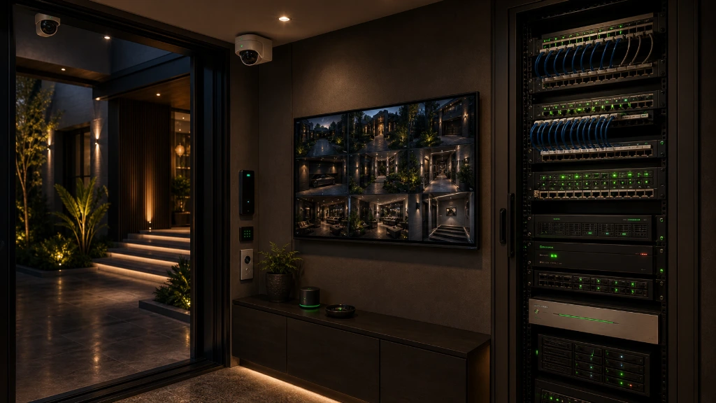 Structured cabling distribution panel for integrated technology systems