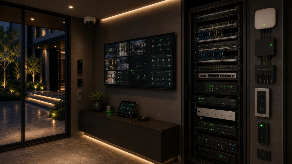 Advanced networking infrastructure deployed within commercial environments
