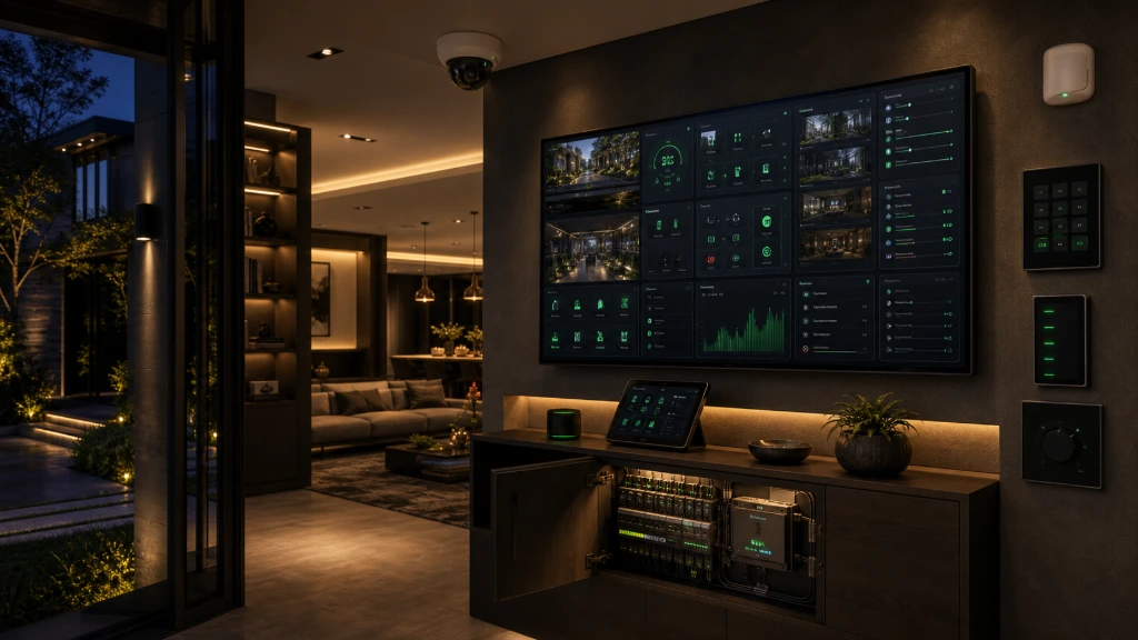 Professional technology rack supporting smart lighting infrastructure