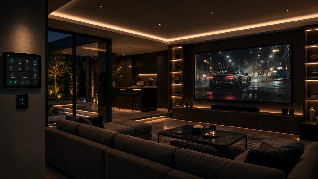 Smart lighting environment creating personalized residential ambience