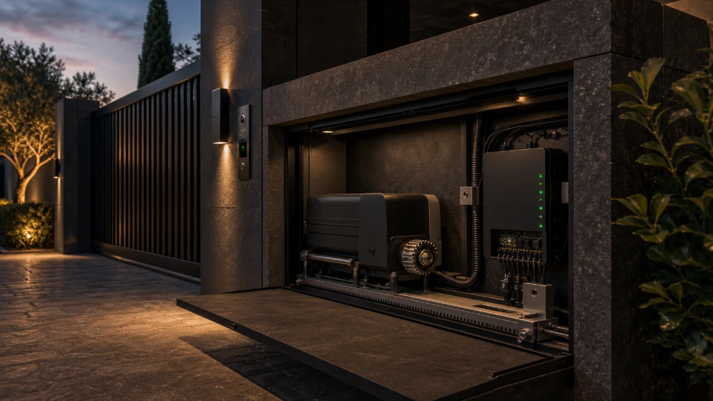 Modern automated gate infrastructure for residential security