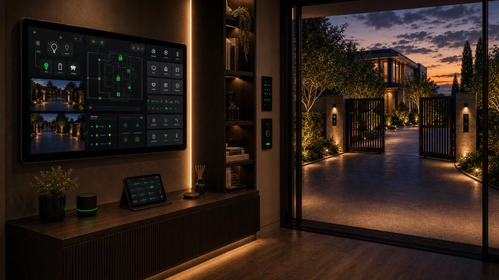 Integrated gate control platform for residential and commercial security