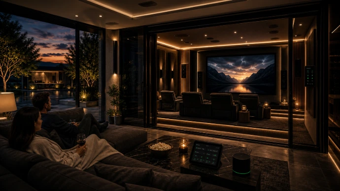 Centralized entertainment control system supporting home cinema technologies