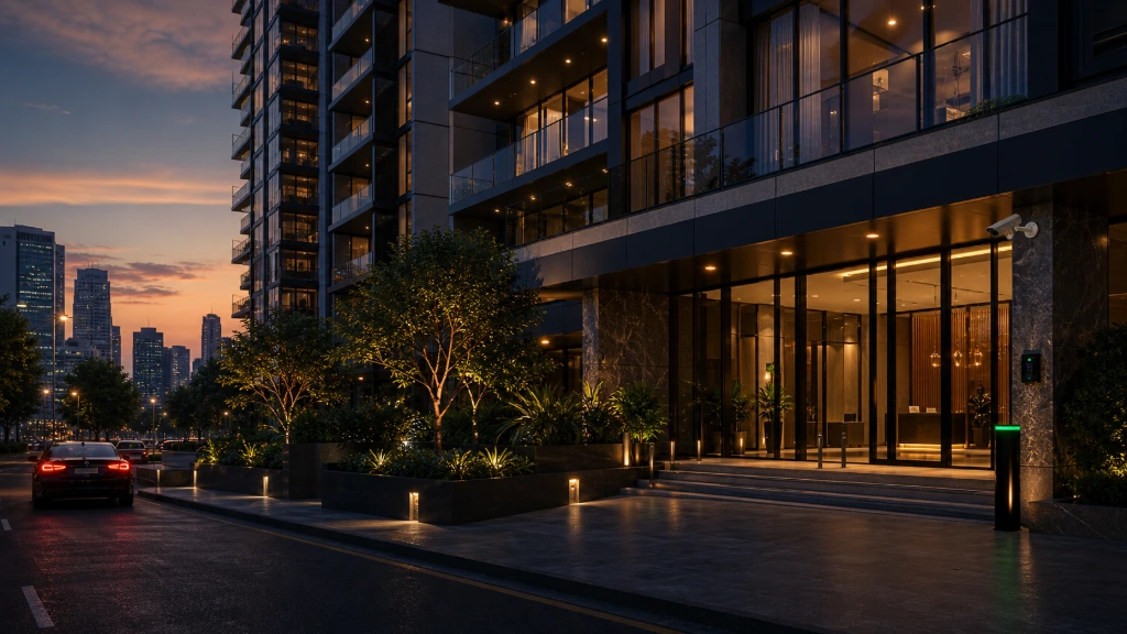 Luxury apartment development featuring integrated smart living technologies