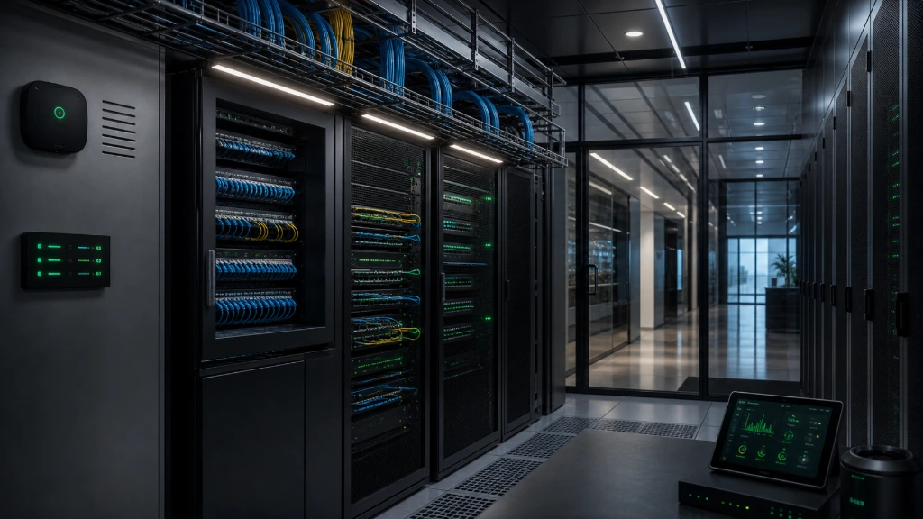 Commercial networking and server infrastructure supporting business operations