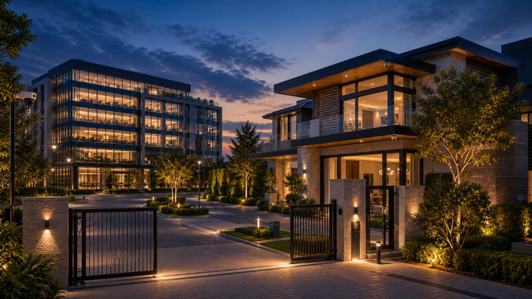 Luxury smart home representing the future vision of intelligent living