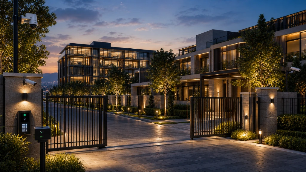 Modern smart security system featuring CCTV cameras, intelligent monitoring, remote access, and automated security controls designed to improve safety and provide complete peace of mind.