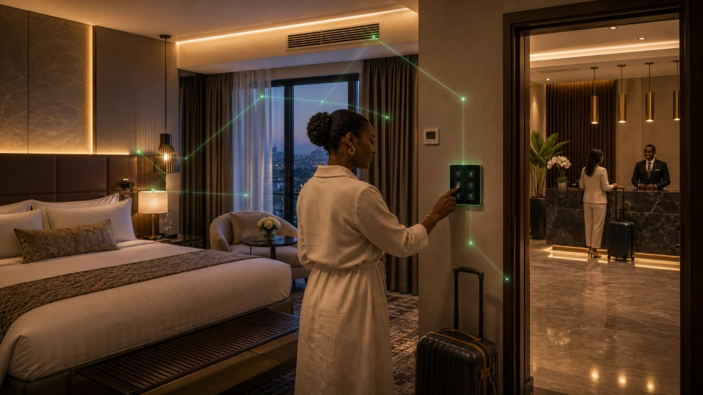 Homeowner using KNX smart controls for lighting and home automation