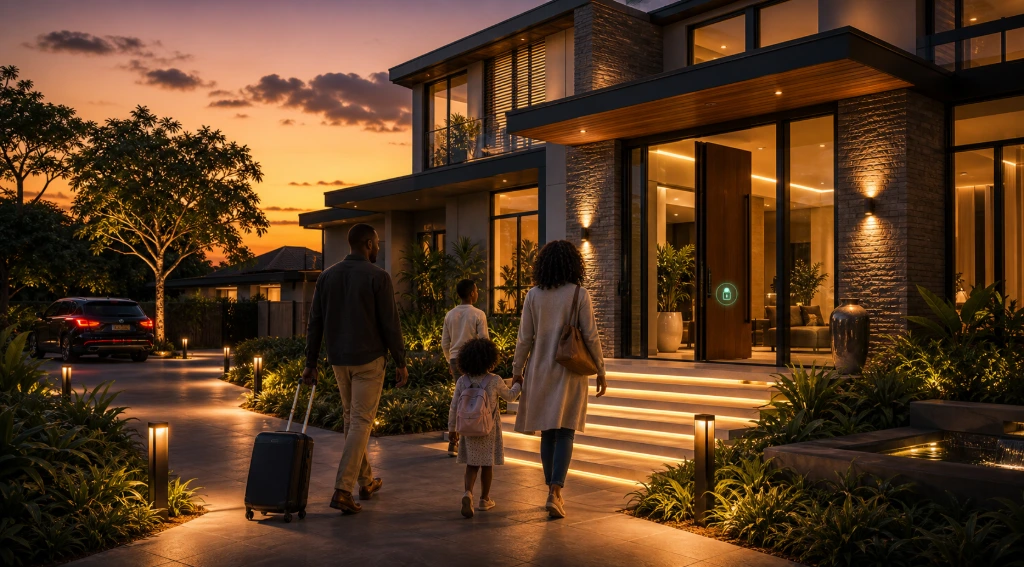 Luxury home demonstrating secure and convenient NUKI smart access technology