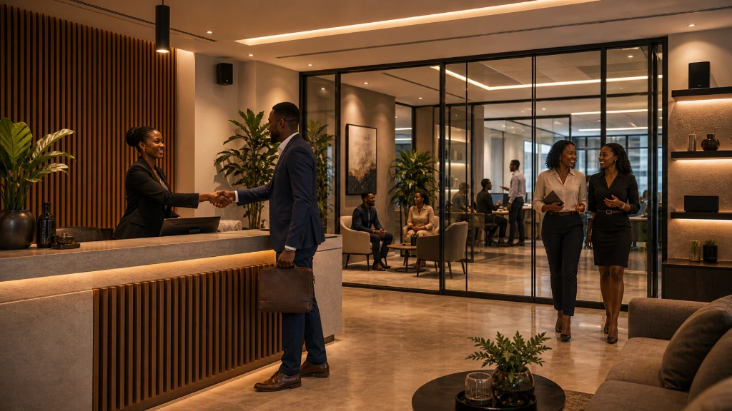 Commercial hospitality space using Sonos multi-room audio for premium guest experiences