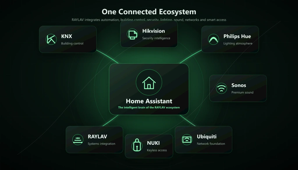 RAYLAV intelligent technology ecosystem diagram