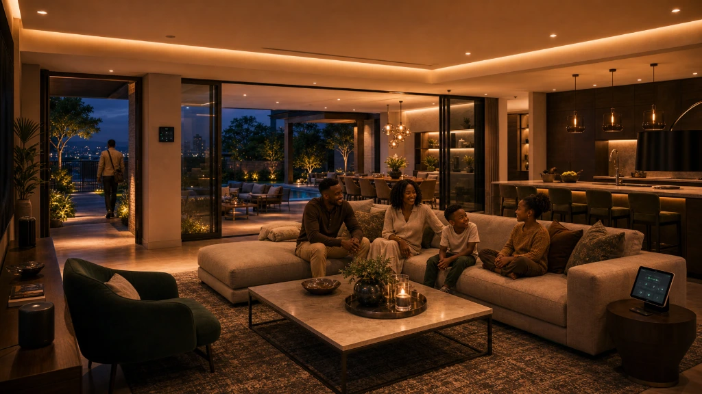 Luxury smart home showcasing the complete RAYLAV technology ecosystem