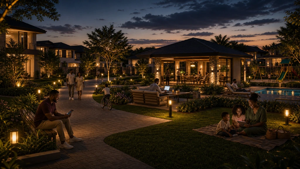 Modern residential estate benefiting from reliable Ubiquiti wireless infrastructure